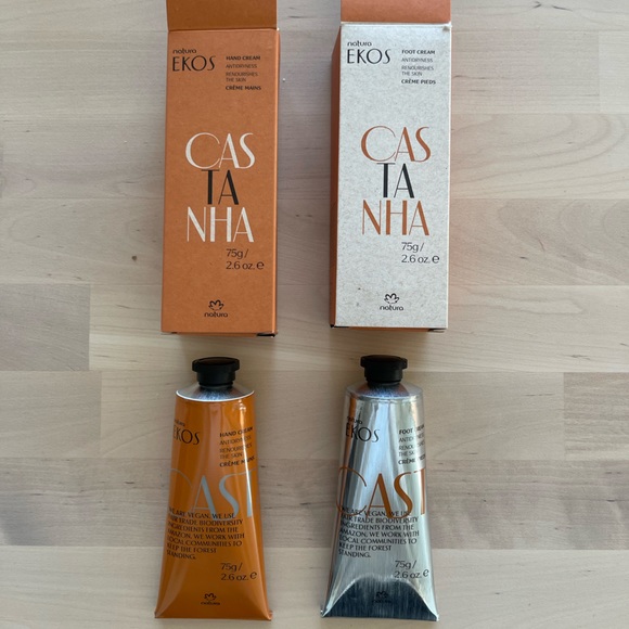 NIB Natura Ekos Castanha Hand and Foot Cream Set FabFitFun - Picture 2 of 7